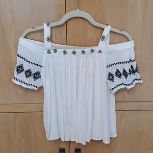 Japna white off the shoulder  top Size XS